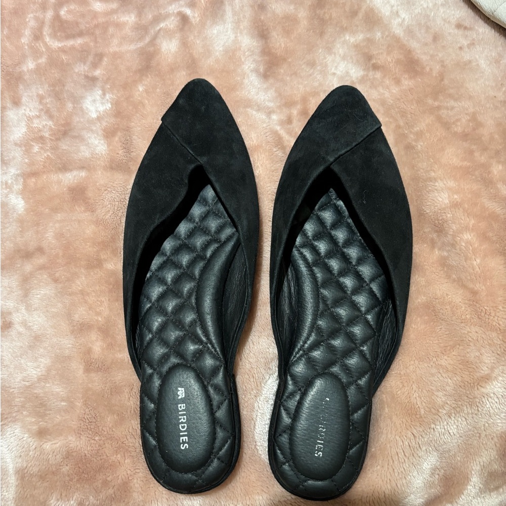 Birdies Elegant Black Flats